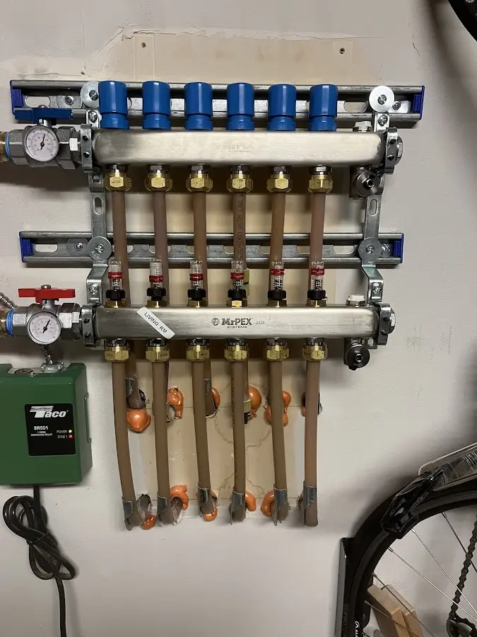 Plumber performing Gas Leak Detection at a residential property in Novato